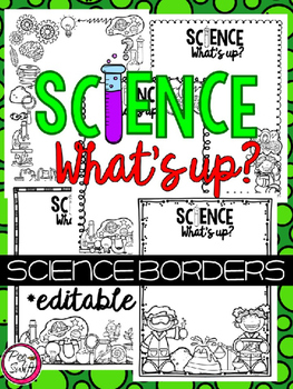 Preview of Science Borders - WHAT'S UP?