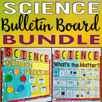 Preview of Engineering Design Process & States of Matter (Bulletin Board Word Wall Bundle)