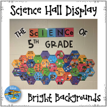 Preview of Science Bulletin Board Wall Display - Scientific Method - STEM - CER - 75 topics