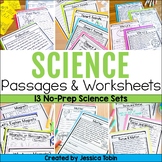 Science Worksheets, Science Reading Comprehension Passages