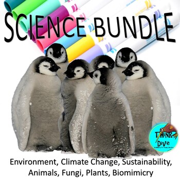 Preview of Science Bundle | Environment Climate Change Biomimicry Design Inspired Nature