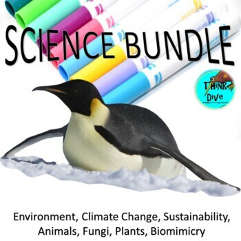 Preview of Science Bundle | Google Classroom™ Biomimicry Design Inspired by Nature