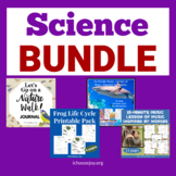 Science Bundle for elementary : horses ,  nature walk , sh