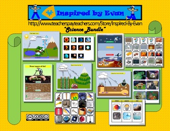 Preview of "Science" Bundle Pack/Visual Tools for Autism