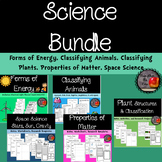 Science Bundle - Worksheets, Notes, and Research Projects
