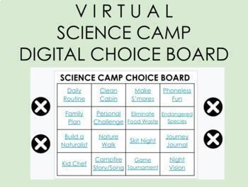 Preview of Science Camp Choice Board