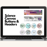 Science Canvas Buttons and Headers