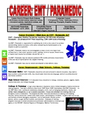 Science Careers : EMT / Paramedic Article and Worksheet (B