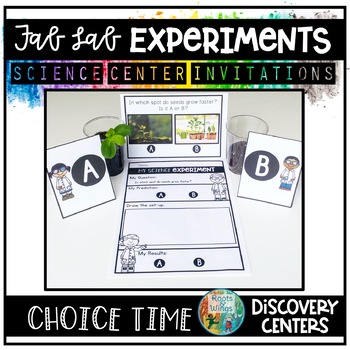 Preview of Kindergarten Science Center Activities, Science Experiments, Scientific Method