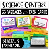 Science Centers with Reading Passages - Digital Activities Included