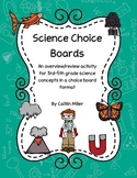 Science Choice Boards