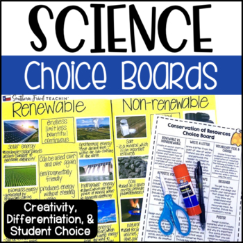 Preview of Science Choice Boards