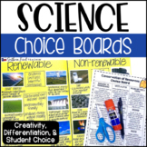 Science Choice Boards