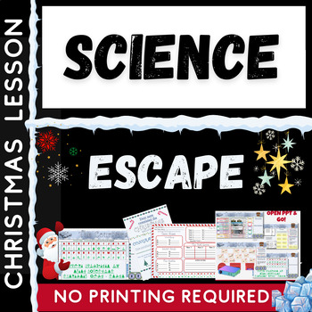 Preview of Science Christmas Quiz Escape Room