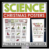 Science Christmas/Winter Season Posters - Classroom Decor