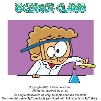 Science Class Cartoon Clipart Vol. 1 by Ron Leishman ...