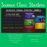Science Class Starter Slides