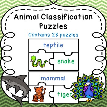 Classify Animals Game Teaching Resources | TPT