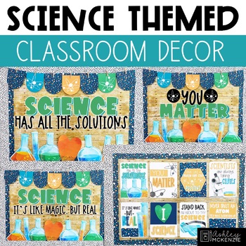 Preview of Science Classroom Decor Bundle
