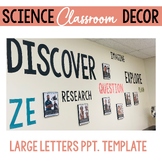 Science Classroom Decor | PowerPoint Template for Bulletin