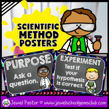 Preview of Science Classroom Decorations | Scientific Method Posters Bulletin Board Decor