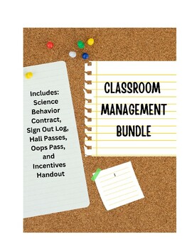 Preview of Science: Classroom Management Bundle