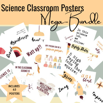 Preview of MEGA-BUNDLE: Science Classroom Posters