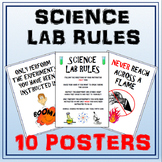 Science Lab Rules Posters - 10 Posters