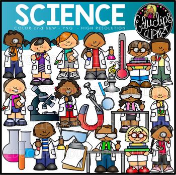 Preview of Science Clip Art Set {Educlips Clipart}