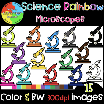 Preview of Science Clipart | Rainbow Microscopes Clip Art