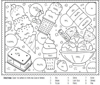 🧪 FREE Printable Science Color by Number Worksheets