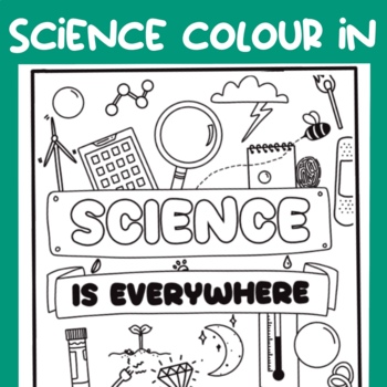 scientist coloring page