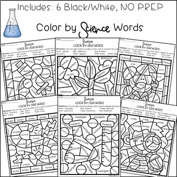 Science Coloring Pages by Anna Elizabeth | Teachers Pay Teachers