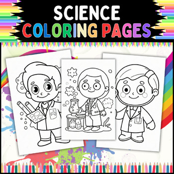 Preview of Science Coloring Pages for Kids: A Great Way to Encourage Kids to Love Science