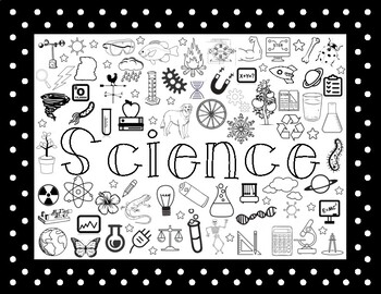 free science lab coloring pages