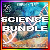 Science Curriculum Year Unit Bundle- Science Google Slides