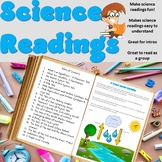 Science Comprehension Readings FUNNY bundle!
