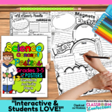 Science Doodle-It Notes Style Concept Posters for 4th and 