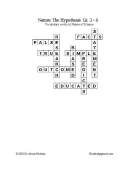 suggestion or hypothesis crossword clue