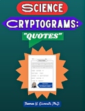 Science Cryptograms: "Quotes"