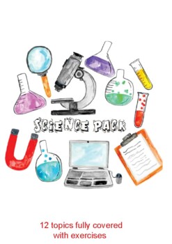 Preview of Science Curriculum Bundle - 12 topics with exercises