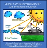 Science Curriculum Vocabulary for SLPs & Special Education