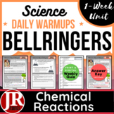 Science Weekly Bell Ringers: Chemical Reactions