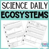 Science Daily - Ecosystems (5.L.2)