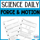 Science Daily - Force and Motion (5.P.1)