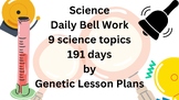 BELL RINGER: YEAR LONG Science Based Daily Warm- Ups