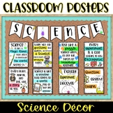 Science Décor Bulletin Board Classroom Posters | Inspirati