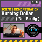 Science Demonstration Burning a Dollar (Not Really)