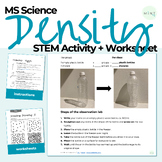 Science Density STEM Activity With Worksheet