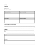 Science Designing Investigations Template